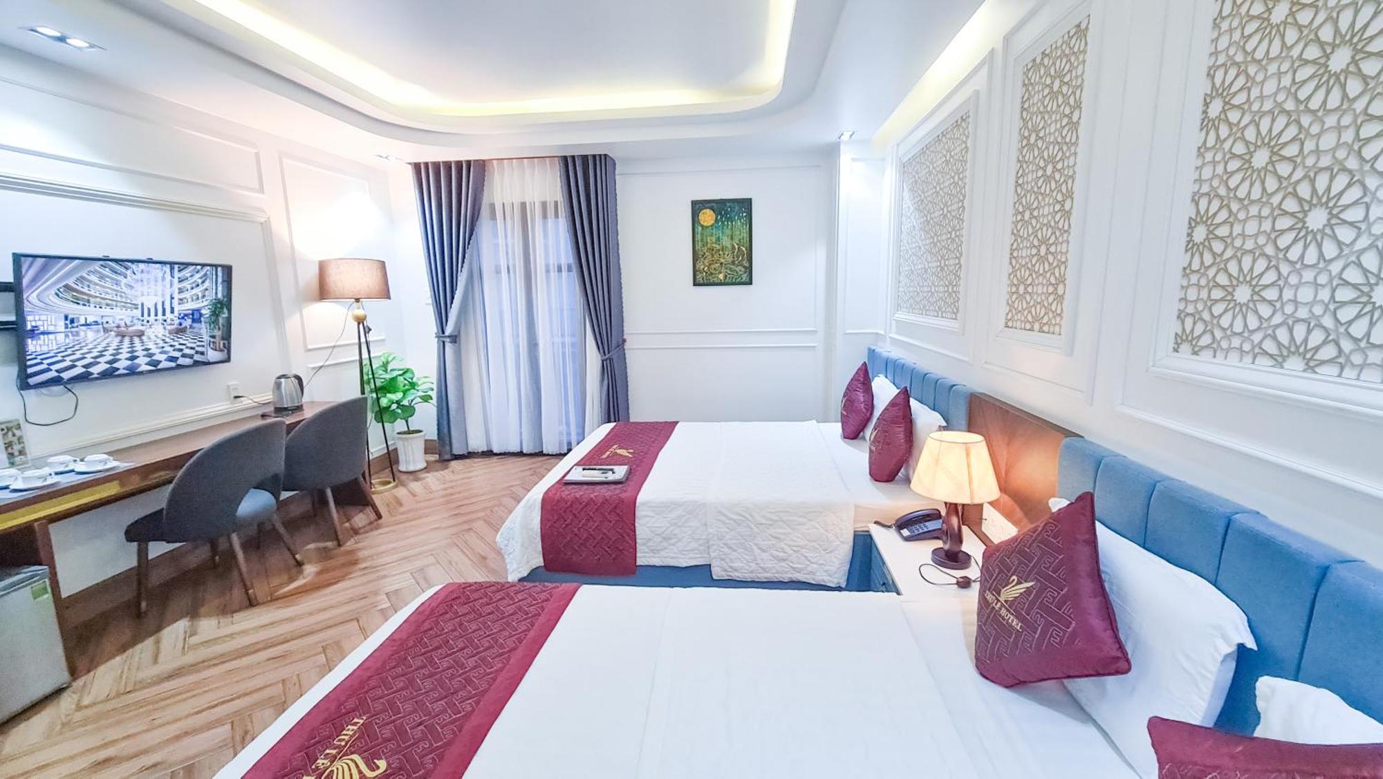 Thu Le Hotel Cao Lanh Bagian luar foto