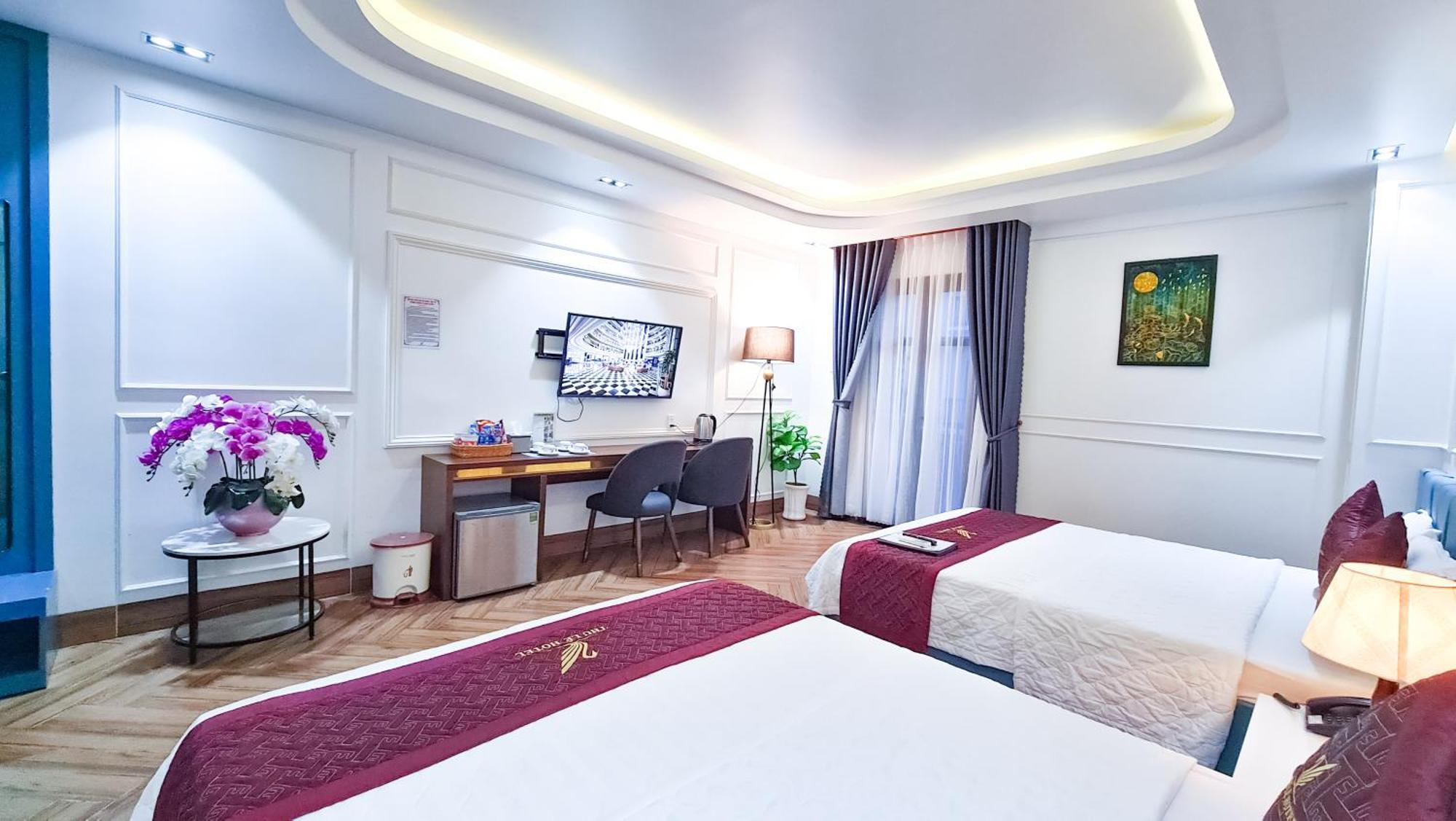 Thu Le Hotel Cao Lanh Bagian luar foto