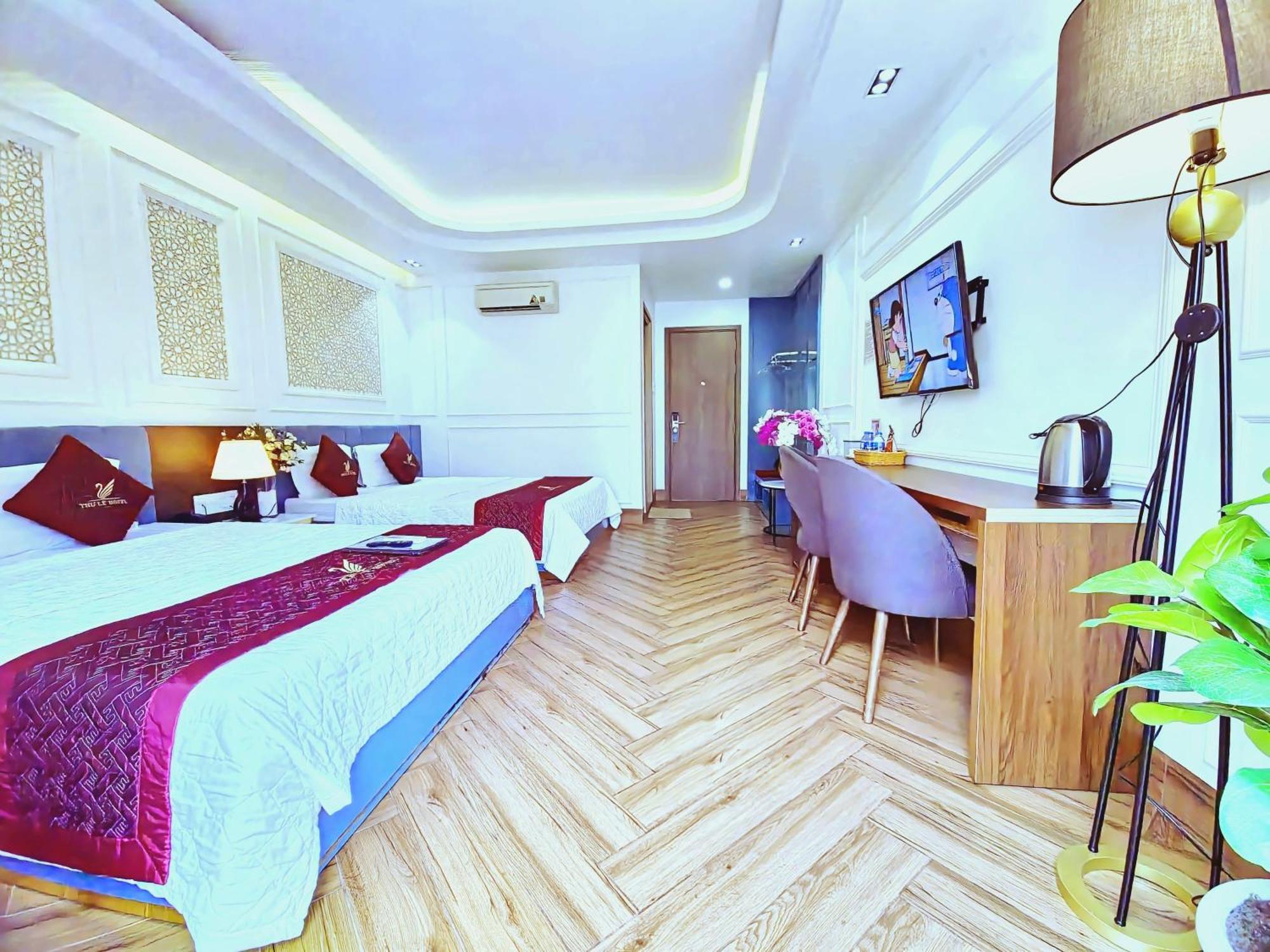 Thu Le Hotel Cao Lanh Bagian luar foto